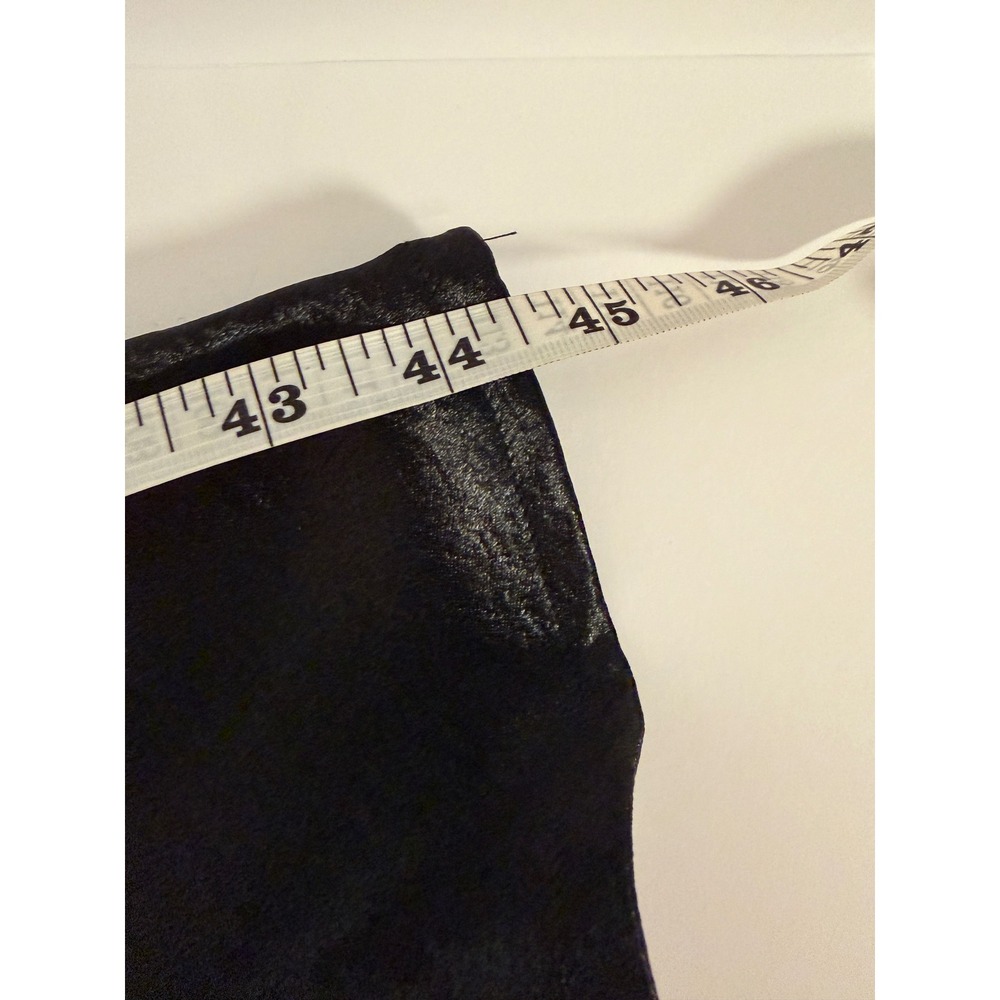 Standards & Practices Black Satin Cowl Neck Slip Midi Dress 3X - Picture 13 of 14